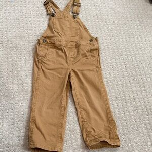 L.L. Bean Kids Tan Overalls
